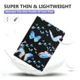 thumbnail image 5 of Smart Case for iPad 6th/5th Generation 2018 2017, iPad Air 2 Case 2014, iPad Air 1st Case 2013 - Protective Leather Wallet Fold Stand Slim Flip Cute Apple iPad 9.7 Inch Cover Case, Blue Butterflies, 5 of 7