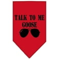 thumbnail image 1 of Pet 66-458 LGRD Mirage Parler à Moi Oie Sérigraphie Pet Bandana&44; Rouge - Grand, 1 of 1