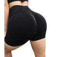 thumbnail image 1 of Butt Lifting Shorts for Women Lounge Gym Yoga Shorts(color:Black size S), 1 of 7