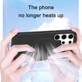 thumbnail image 5 of Magnetic Cooling Case for Samsung Galaxy S24 Ultra (Not S24), Hard PC Slim Cellular Hole Heat Dissipation Mesh Breathable Hollow Honeycomb Case for Samsung Galaxy S24 Ultra SR-Black, 5 of 8