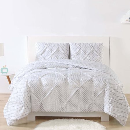 Harriet Bee Dunson Kids Dot Pinch Pleat Comforter Set