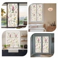 thumbnail image 7 of Wildflowers Window Privacy Film Vintage Floral Linen Texture Decorative Glass Window Film UV Blocking Static Cling Non-Adhesive Sticker Covering for Home Door 19.6 x 39.3 inches, 7 of 7