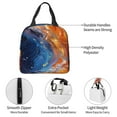 thumbnail image 4 of Salouo Galactic Dog Swirls Art for Unisex Lunch Bag Leakproof Lunch Tote Large Capacity Reusable Insulated Lunch Box Cooler Lunch Container for Work/Office/Picnic/Travel-Black, 4 of 8