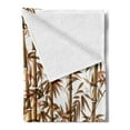 thumbnail image 2 of Bamboo Print Soft Flannel Fleece Blanket, Bamboo Painting Japanese Words in Mid Autumn Festival Giving Day Harvest Work, Cozy Plush for Indoor and Outdoor Use, 70" x 90", Multicolor, by Ambesonne, 2 of 5