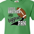 thumbnail image 4 of Inktastic Little Brother and Biggest Fan- Football Player Youth T-Shirt, 4 of 5