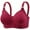Red, variant on Lixiuxyad Women Bra Women's Slim Cup Plus Size Adjustable Bra Lace Push Up Non Underwire Bra
