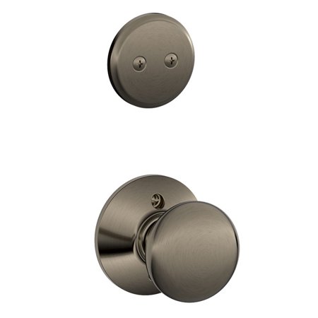 Schlage F94-PLY Antique Pewter Plymouth One-Sid