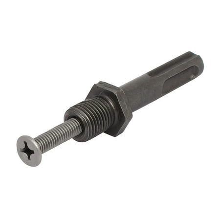 

12mm Thread Diameter SDS Plus Shank Drill Chuck Adapter Connector w Lock Screw