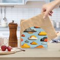 thumbnail image 6 of Clouds Pattern Design Thick U Shape Acrylic Napkin Holder Non Slip Space Saving for Kitchen, 6 of 9