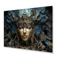 thumbnail image 2 of Designart "Dream Woman Egypt Pharaohs painting II" Egypt Metal Wall Art Prints, 2 of 5