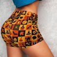thumbnail image 4 of Naloa Halloween Biker Shorts for Women Seamless Scrunch Short Women’s Yoga Shorts for Gym Running Sport Shorts - X-Large, 4 of 9
