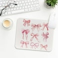 thumbnail image 2 of Trendy Pink Bow Coquette Mouse Pad, Office Supplies Mouse Pad, Pink Desk Accessories, Girly Mouse Pads for Desk Gaming Working, Gamer Girl Accessories, Gifts for Girls Women, 2 of 6