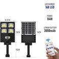 thumbnail image 4 of Xihbxyly Luces Solares, Lámpara Led de Exterior de Alto Brillo, Farola Solar de Carretera de Bajo Consumo, Control de Inducción Del Cuerpo Humano, Uso Versátil En Caminos, Patios y Parques, Solución, 4 of 7