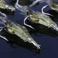 thumbnail image 3 of Limei 10pcs Shrimp Simulation Soft Prawn Fishing Lures Bass Crank Hook Bait Tackle, 3 of 6