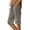 123Grey549, variant on CAIVO Women Shorts Linen Knee Length Shorts Casual Loose Lightweight Summer Beach Shorts With Pockets Fashionable Outdoor Work Solid Color Bottoms