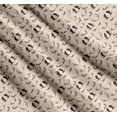 thumbnail image 3 of Soimoi White Cotton Poplin Fabric Antler & Leaves Decor Fabric Printed Yard 56 Inch Wide, 3 of 7