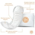 thumbnail image 3 of Nexwear Incontinence Pads, Dermatologist Tested, Moderate Absorbency, 10 in, 30 Count, 1 Pack, 3 of 7
