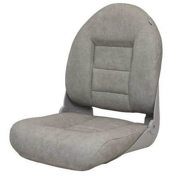 Premier Boat Folding Fishing Seat 5-10008-2 | Tempress 23 1/2 Inch Gray