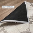 thumbnail image 6 of Addison Rugs Dream Shag Premium Machine Washable Transitional Open Field, Ornate Taupe Rectangle Rug, 8' x 10', 6 of 8