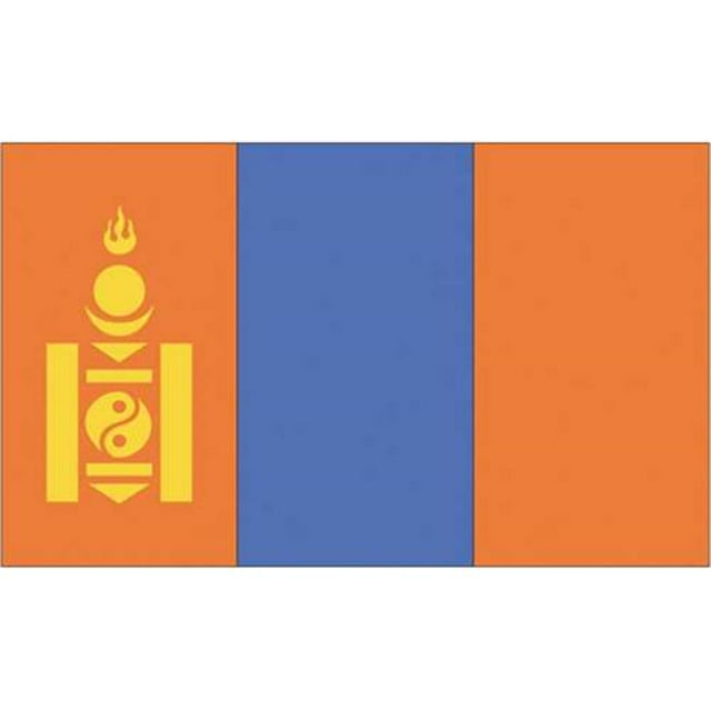 Annin Flagmakers 195774 2 ft. X 3 ft. Nyl-Glo Mongolia Flag