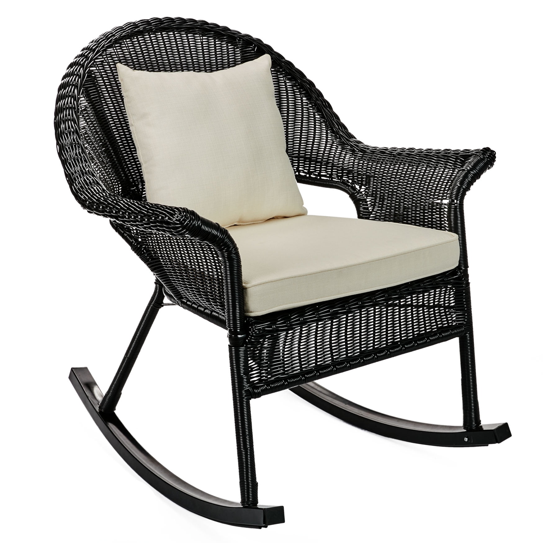 Details about   Wide Seat Rocking Chair Patio Furniture Outdoor Front Porch Rocker Soft Cushion 