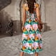 thumbnail image 3 of Vestido bohemio de verano para mujer de Tobrief, con tirantes finos, escote cuadrado, volantes y vaporoso, vestido largo playero, 3 of 7