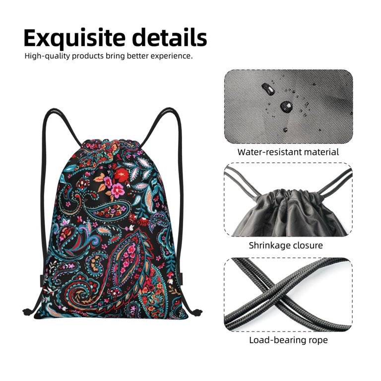 Polyester Drawstring Backpack, Gym Sports Cinch Bag for Women Men Amazon.com | Topspeeder 20 Colors Drawstring Backpack Bags  main image 3