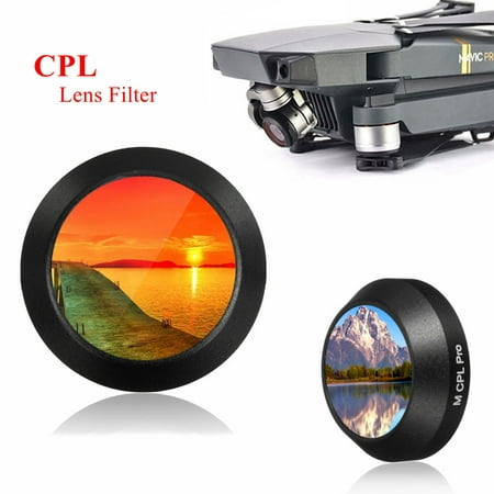 99.5% VLT Utral-thin spare parts HD Glass Lens Filter Cap Cover CPLCircular Polarizer for DJI Mavic PRO RC Drone Camera Spare Parts