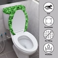 thumbnail image 3 of HELLHERO Lucky Hat Boston Terrier Pattern Universal Washable and Reusable Set of 2 with Fits All Toilet Shapes Toilet Seat Cover Set Non-Slip, 3 of 8
