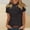Black, variant on Womens Short Sleeve Tops Mock Neck Lightweight Cute Summer Shirts Casual Basic Office Work Blouse Clothes