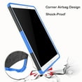 thumbnail image 6 of Goldcherry For Galaxy Tab A 10.1 with S Pen P580 Case Hybrid Armor with Stand Detachable Dual Layer Protective Shell Hard Back Cover for Galaxy Tab A 10.1" with S Pen SM-P580(Blue), 6 of 7