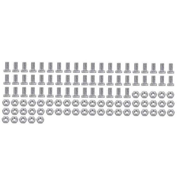 Surtido de tuercas y pernos hexagonales Kusrkot 50 set tuercas y tornillos