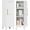 1 Door-46"H-White, variant on 46" Tall Metal Pantry Cabinet, Kitchen Pantry Storage Cabinets with 1 Door and 2 Adjustable Shelves, Small Bathroom Cabinet,Cupboard for Kitchen, Dining Room- Assembly Required/White