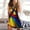 Multicolor, variant on ZKCCNUK Summer Dress For Women,Crewneck Dress Sleeveless Cute Ruffle Swing Flowy Beach Sun Mini Tank Short Dresses Wedding Guest Dresses for Beach Party