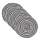 thumbnail image 1 of Uxcell 4 Pcs Manteles Individuales Redondos Tejidos, Mantel Lavable de 4.3 Pulgadas Resistente al Calor Decorativo para Mesa de Comedor de Cocina Encimera, Gris, 1 of 7