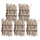 thumbnail image 1 of 5 mini vallas de bambú para bonsái, decoración de plantas en maceta (marrón claro), 1 of 5