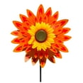 thumbnail image 2 of Sunflower Lawn Pinwheels Wind Spinners Large Windmill Pinwheel for Garden,Yard,Party Outdoor Decor (14x30in Sunflower Pinwheels), 2 of 8