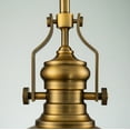 thumbnail image 5 of 1-Light 13" Modern Industrial Antique Brass Single Dome Pendant Light For Kitchen Island, 5 of 8
