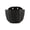 Black, variant on Moonsky Large Half Round Wall Mount Planter,Plastic Hanging Basket for Patio Wall Ivy Vine Indoor Plants