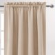 thumbnail image 3 of Cortinas opacas para dormitorio - Aislamiento térmico con bolsillo para barra, para sala de estar (1 panel, 42 x 54 pulgadas, beige), 3 of 6