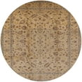 thumbnail image 1 of Ahgly Company Indoor Round Mid-Century Modern Light Brown Oriental Area Rugs, 5' Round, 1 of 6