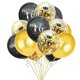thumbnail image 1 of (16) Globo de letras de oro negro 16/18/21/30/40/50/60 cumplea?os fiesta decoración Prop LingWen 8390615909044, 1 of 1