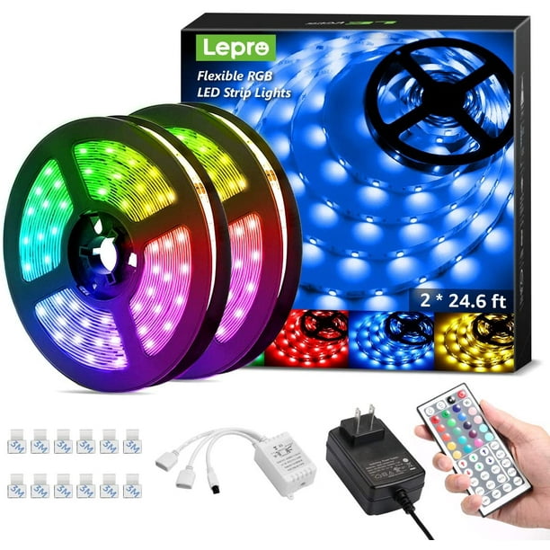 Pack ruban LED RGB - Tactile - Fils - 20m