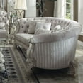thumbnail image 2 of ACME Versailles Sofa with 5 Pillows in Ivory Velvet and Bone White, 2 of 3
