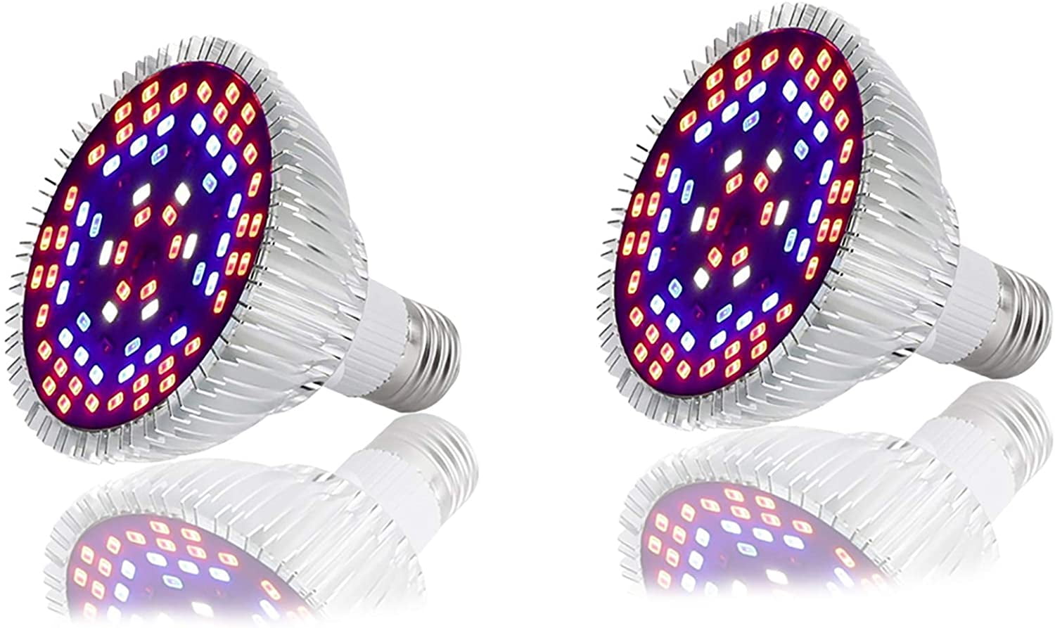 DAMAIE Full Spectrum LED Bulb, LED Full Spectrum Grow Light E27 LED