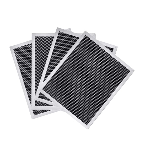 Nispira Replacement Range Hood Grease Filter with Charcoal Compatible with Broan 97007696, S97007696, 6105C, 1172266, 41F. A set of 4 Filters