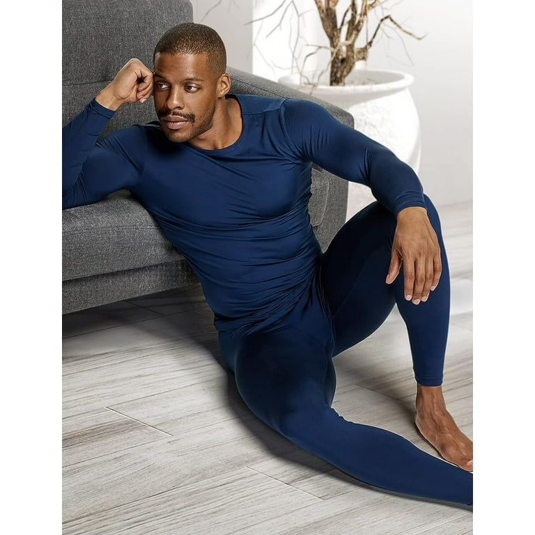 TSLA Men s Thermal Underwear Set Microfiber Soft Fleece Lined