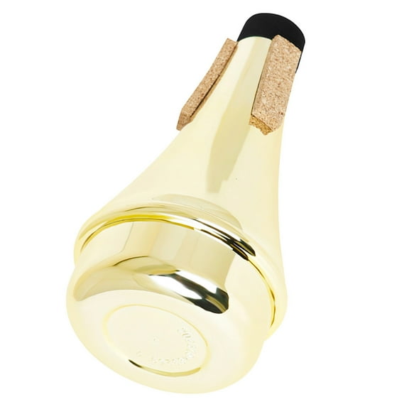 ifundom Golden Trumpet Practice Mute Straight Design for Noise Reduction and Quiet Instrument Practice