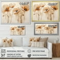 thumbnail image 4 of Designart "Minimalistic Grace In Poppy Blossoms IV" Poppies Floater Framed Canvas Art Print, 4 of 5