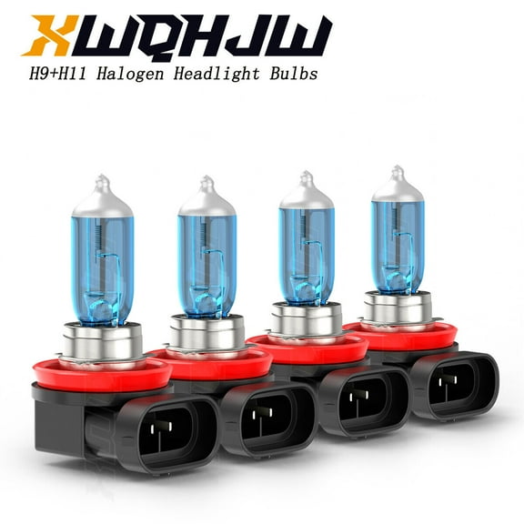 H11 H11 Halogen Headlight Bulb Kit High/Low Beam Super Bright 2000LM 5500K White